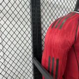 2025-26 Mens Manchester United home red Player version Long sleeve Jersey