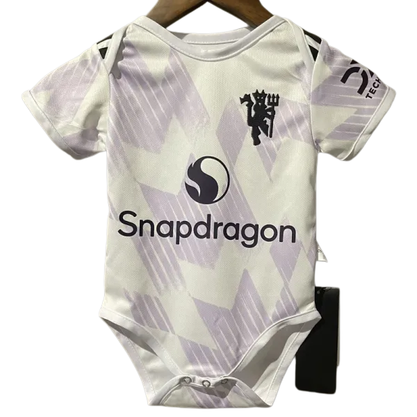 2025-26  Manchester United away Baby Infant Crawl Suit