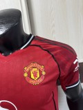 2025-26  Mens Manchester United home  red  Player version Soccer Jersey