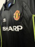 1998-99  Mens Manchester United third away Retro soccer Jersey