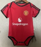 2025-26  Manchester United Home Baby Infant Crawl Suit