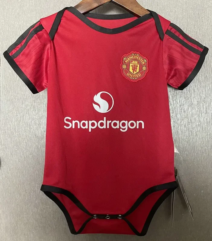 2025-26  Manchester United Home Baby Infant Crawl Suit