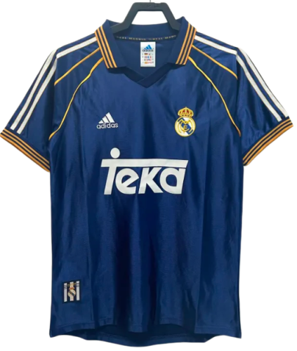 1998-2000 Real Madrid Third  Away Retro Soccer Jersey
