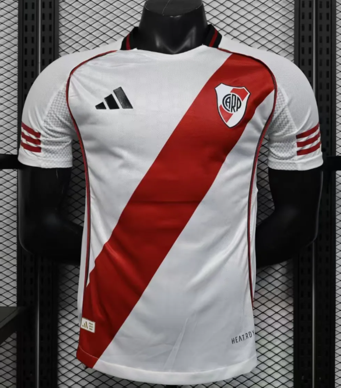 2025-26 Mens River Plate home Player Version Soccer Jersey