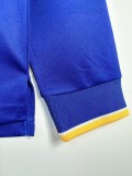 1996-97  Mens Boca Juniors Home Retro  Long Sleeve  Soccer Jersey