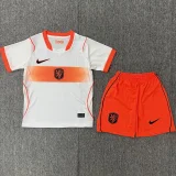 2026-27 Kids Netherlands Away Soccer Jersey