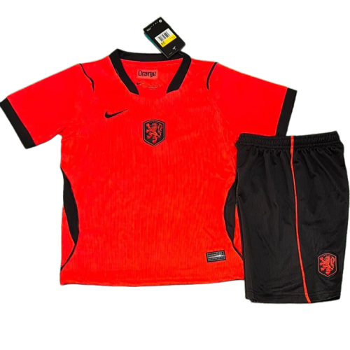 2026-27 Kids Netherlands home Orange soccer jersey