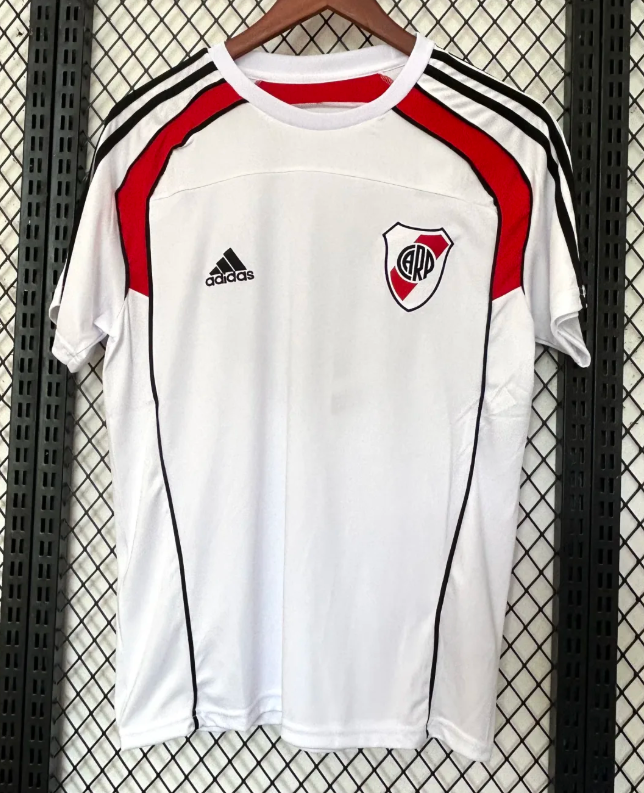 2025-26  Mens River Plate  white Training clothes Soccer Jersey