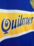 1996-97  Mens Boca Juniors Home Retro  Long Sleeve  Soccer Jersey