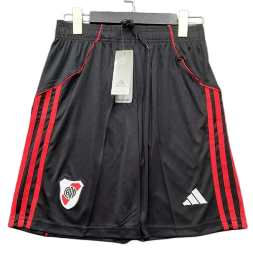 2025-26 Mens River Plate home black Shorts Pants