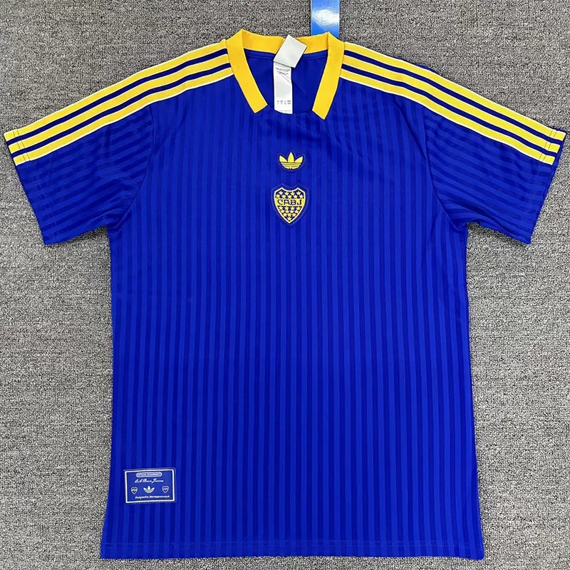 2025-26 Mens Boca Juniors blue Casual Edition soccer Jersey
