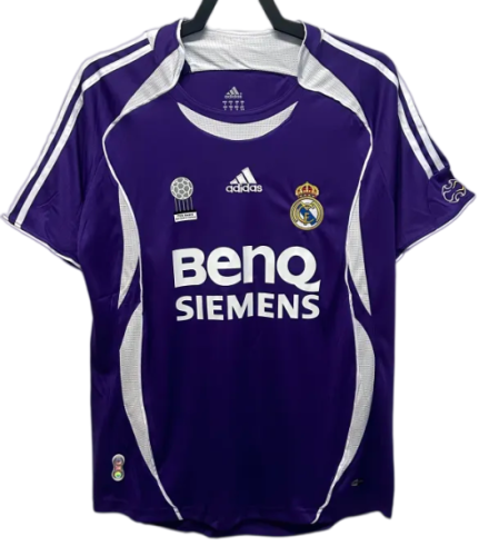 2006-07 Real Madrid  Away Retro Soccer Jersey