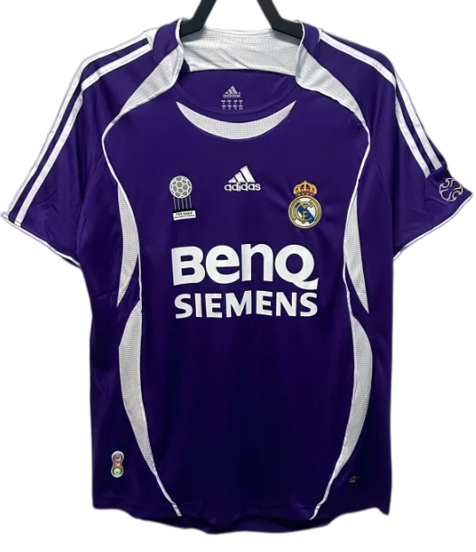 2006-07 Real Madrid  Away Retro Soccer Jersey
