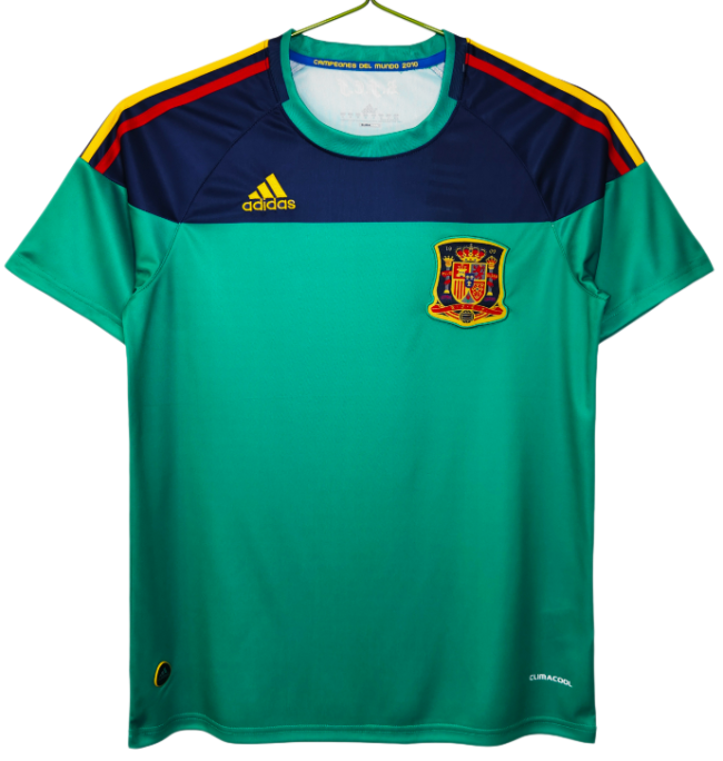 2010 Mens Retro Spain goalkeeper soccer Jersey