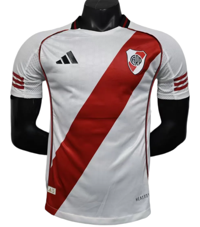 2025-26 Mens River Plate home Player Version Soccer Jersey