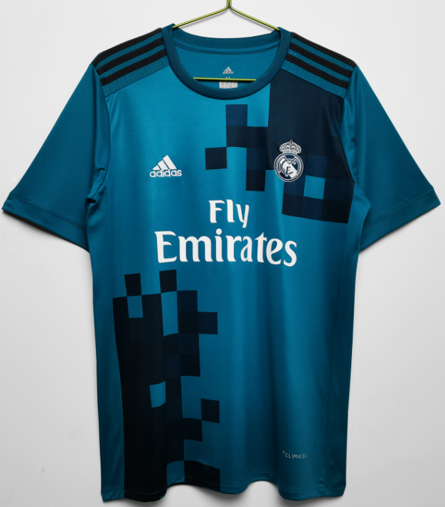 2017-2018 Mens  Real Madrid  Third away Retro Soccer Jersey