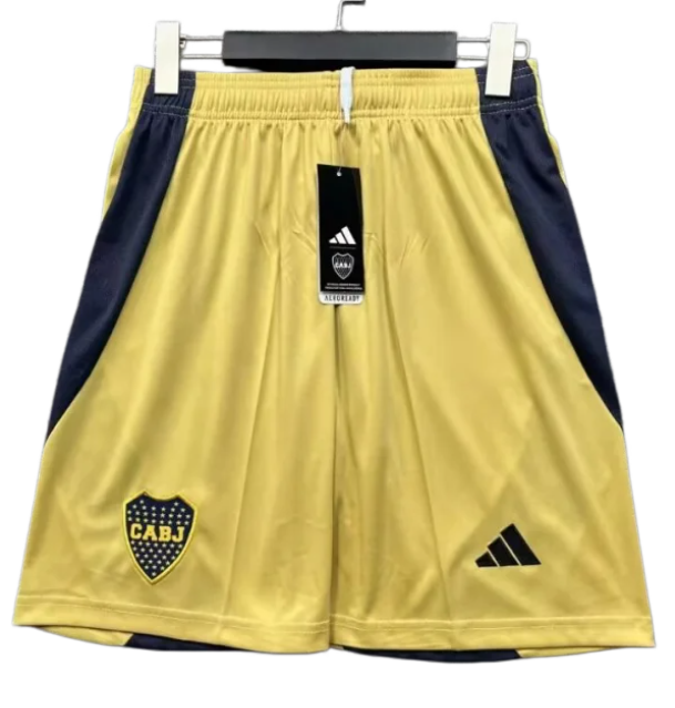 2025-26 Mens Boca Juniors yellow  Third away  Shorts