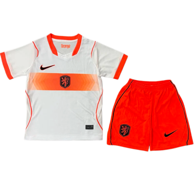 2026-27 Kids Netherlands Away Soccer Jersey