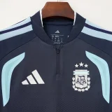 2026-27 Argentina Royal blue Top Half Pull Tracksuit