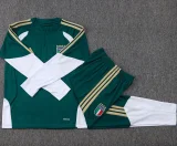 2026-27 Kids Italy Green Half Pull Tracksuit #E26014