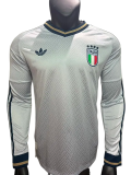 2026-27 Italy Away Long Sleeve Player Version Soccer Jersey
