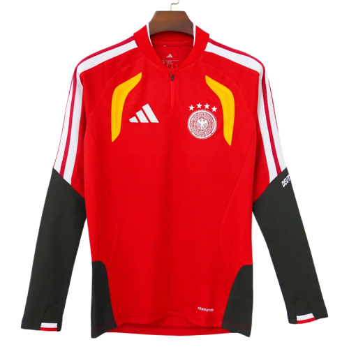 2026-27 Germany Red Top Half Pull Tracksuit