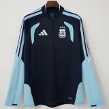 2026-27 Argentina Royal blue Top Half Pull Tracksuit
