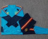 2026-27 Spain Lake blue Kids Jacket Tracksuit #E26013