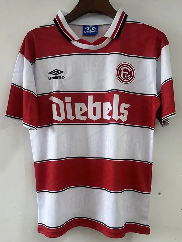 1995-1996 Fortuna Dusseldorf Home Retro Soccer Jersey