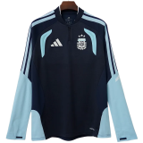 2026-27 Argentina Royal blue Top Half Pull Tracksuit