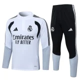 2026-27  Real Madrid White Half Pull Tracksuit #B26012