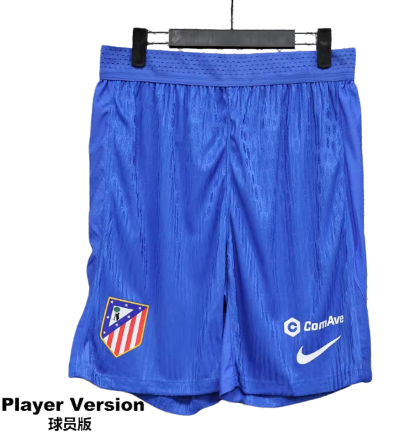 2025-26 Mens Atletico Madrid  player version blue Shorts Pants