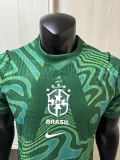 2026-27 Brazil Green Goalkeeper Player Version Soccer Jersey