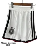 2025-26 Mens  Germany player home white Shorts Pants
