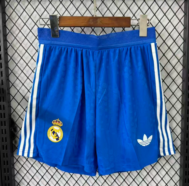 2025-26 Mens Real Madrid  Third away player version  Shorts Pants