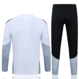 2026-27  Real Madrid White Half Pull Tracksuit #B26012