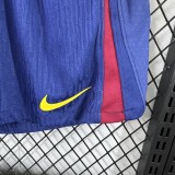 2025-26 Mens Barcelona player home blue  Shorts Pants