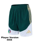 2026-27 Mens Italy  green  player Shorts Pants