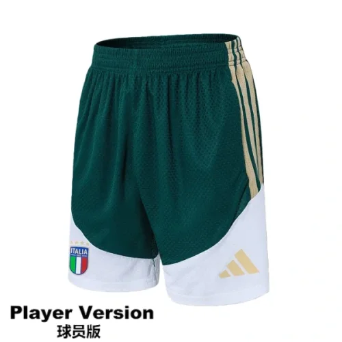 2026-27 Mens Italy  green  player Shorts Pants