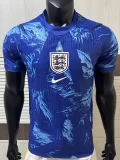 2026-27 England Blue Goalkeeper Player Version Soccer Jersey