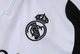 2026-27  Real Madrid White Half Pull Tracksuit #B26012