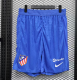 2025-26 Mens Atletico Madrid  player version blue Shorts Pants