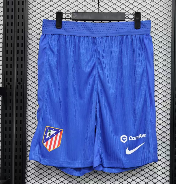 2025-26 Mens Atletico Madrid  player version blue Shorts Pants
