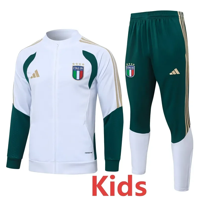 2026-27 Kids  Italy White Jacket Tracksuit #E26018