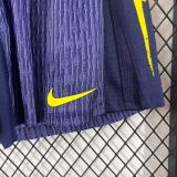2025-26 Mens Atletico Madrid away player version  Purple Shorts Pants