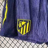 2025-26 Mens Atletico Madrid away player version  Purple Shorts Pants