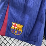 2025-26 Mens Barcelona player home blue  Shorts Pants