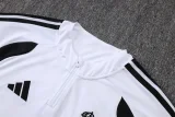 2026-27  Real Madrid White Half Pull Tracksuit #B26012