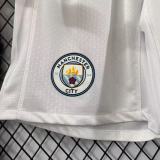 2025-26 Mens Manchester City new player home white Shorts Pants