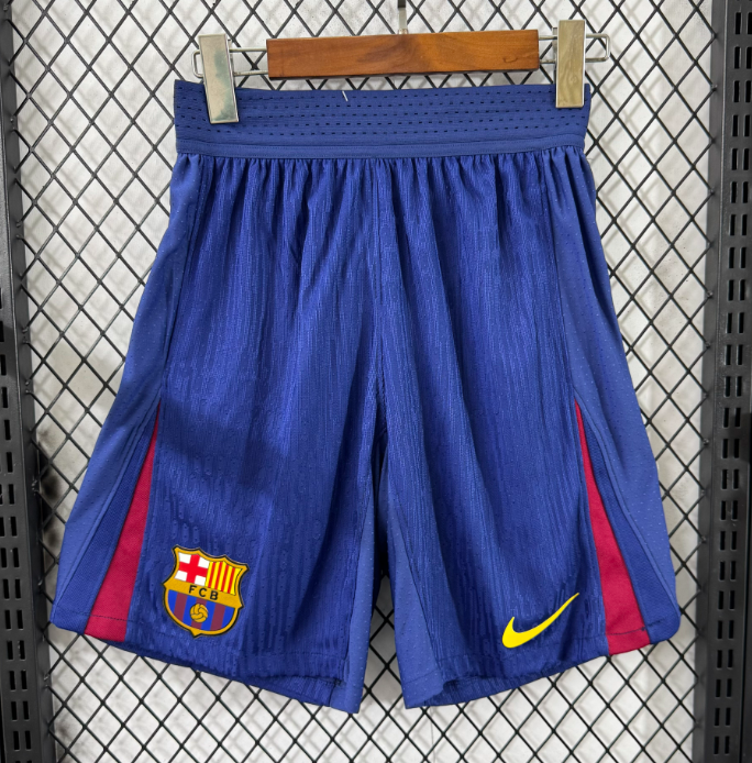 2025-26 Mens Barcelona player home blue  Shorts Pants